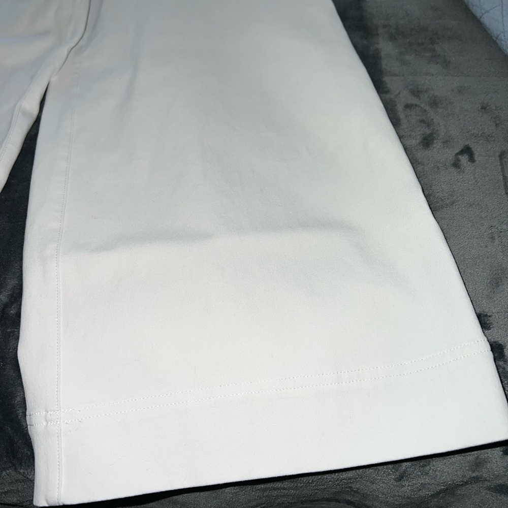 Spanx On-the-Go Cropped Wide Leg Pants 20479R - Classic White - Picture 2 of 8
